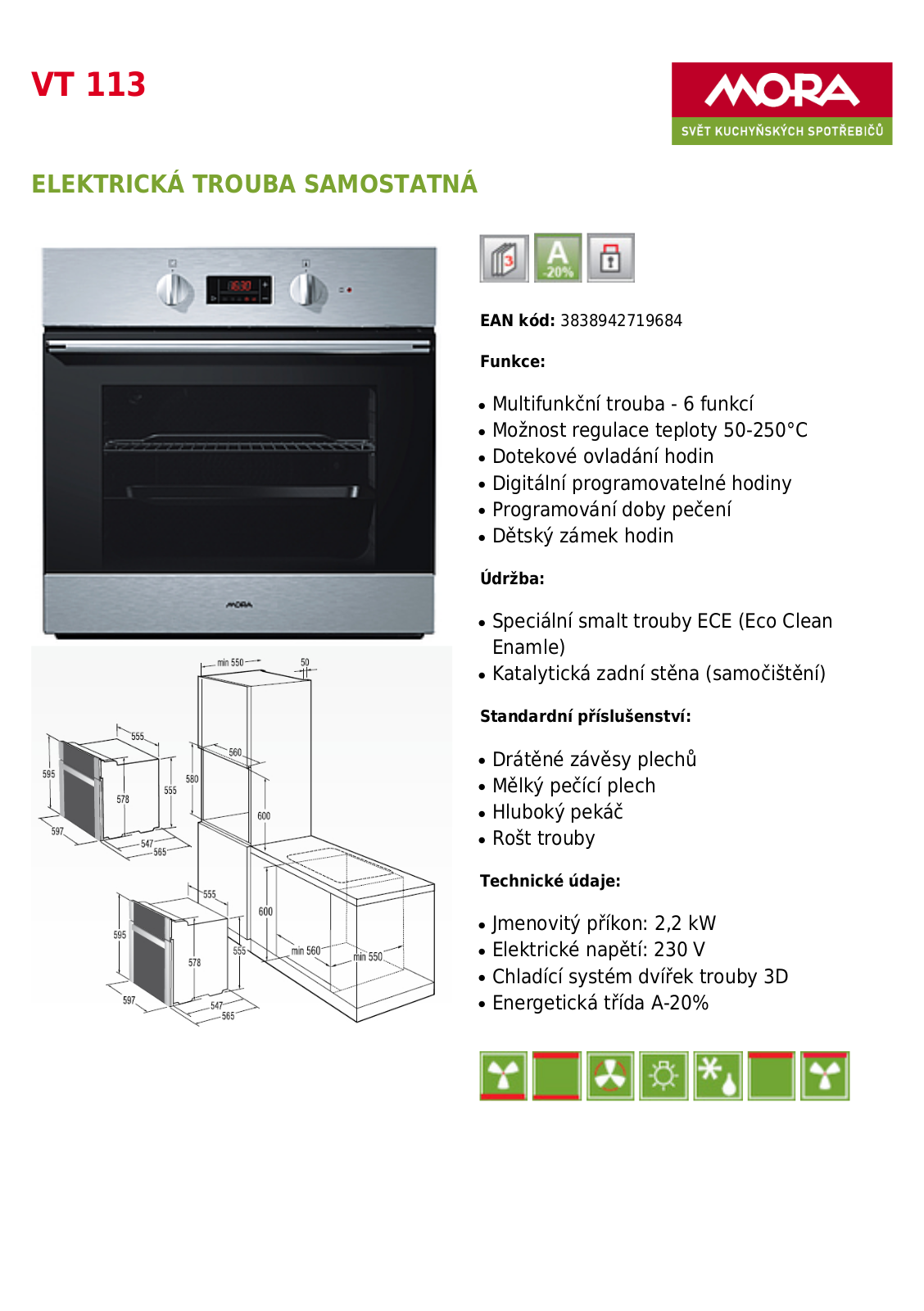 Mora VT 113 User Manual