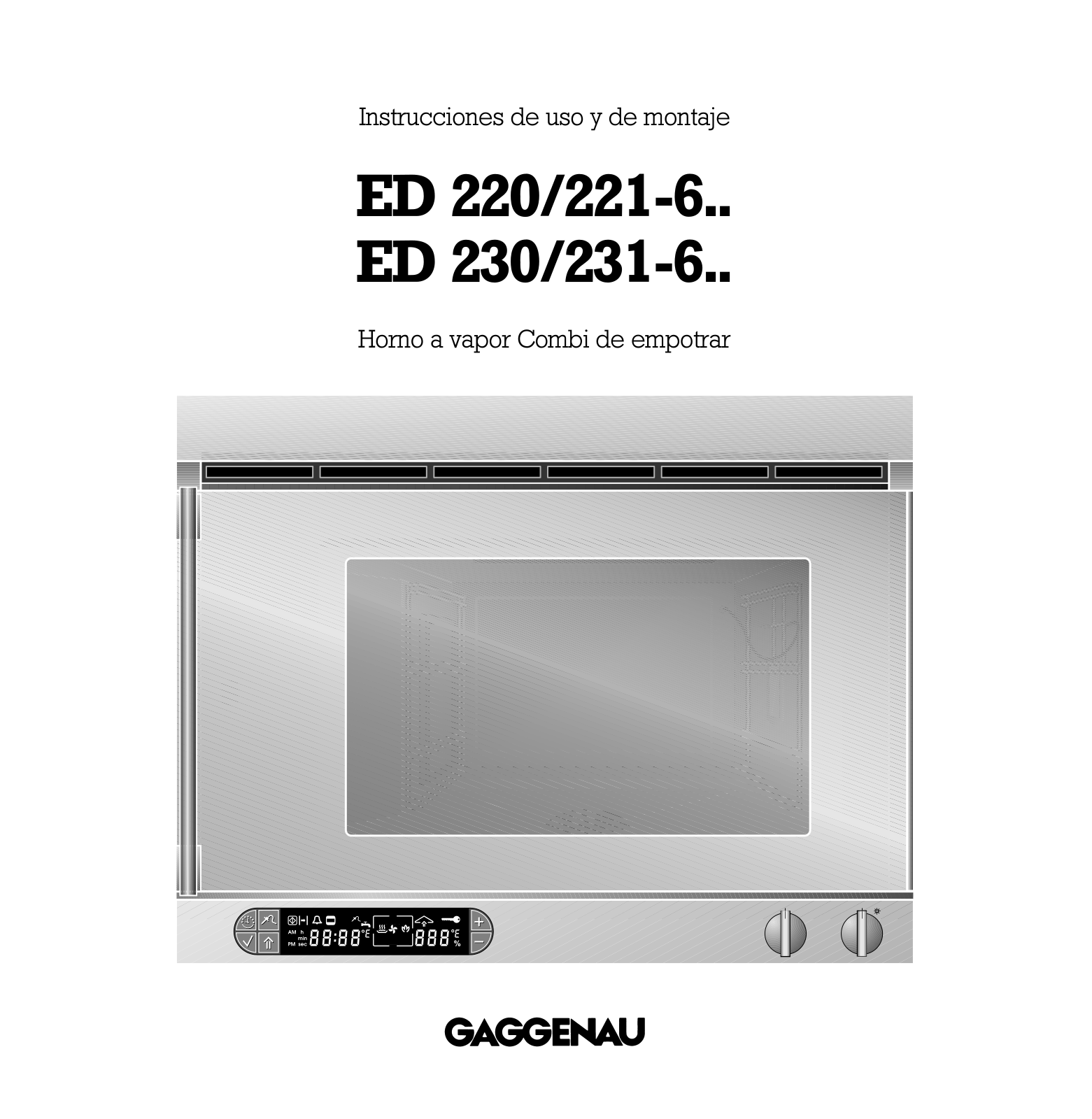 Gaggenau ED231630, ED230610, ED230630, ED231610 User Manual