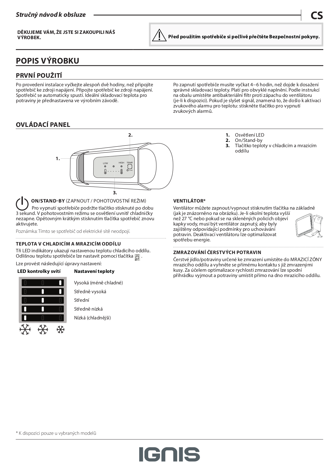 IGNIS ARL 6602 Daily Reference Guide