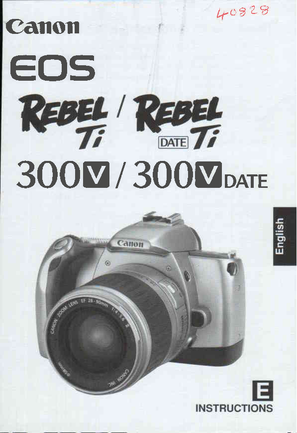 Canon EOS 300V User Manual