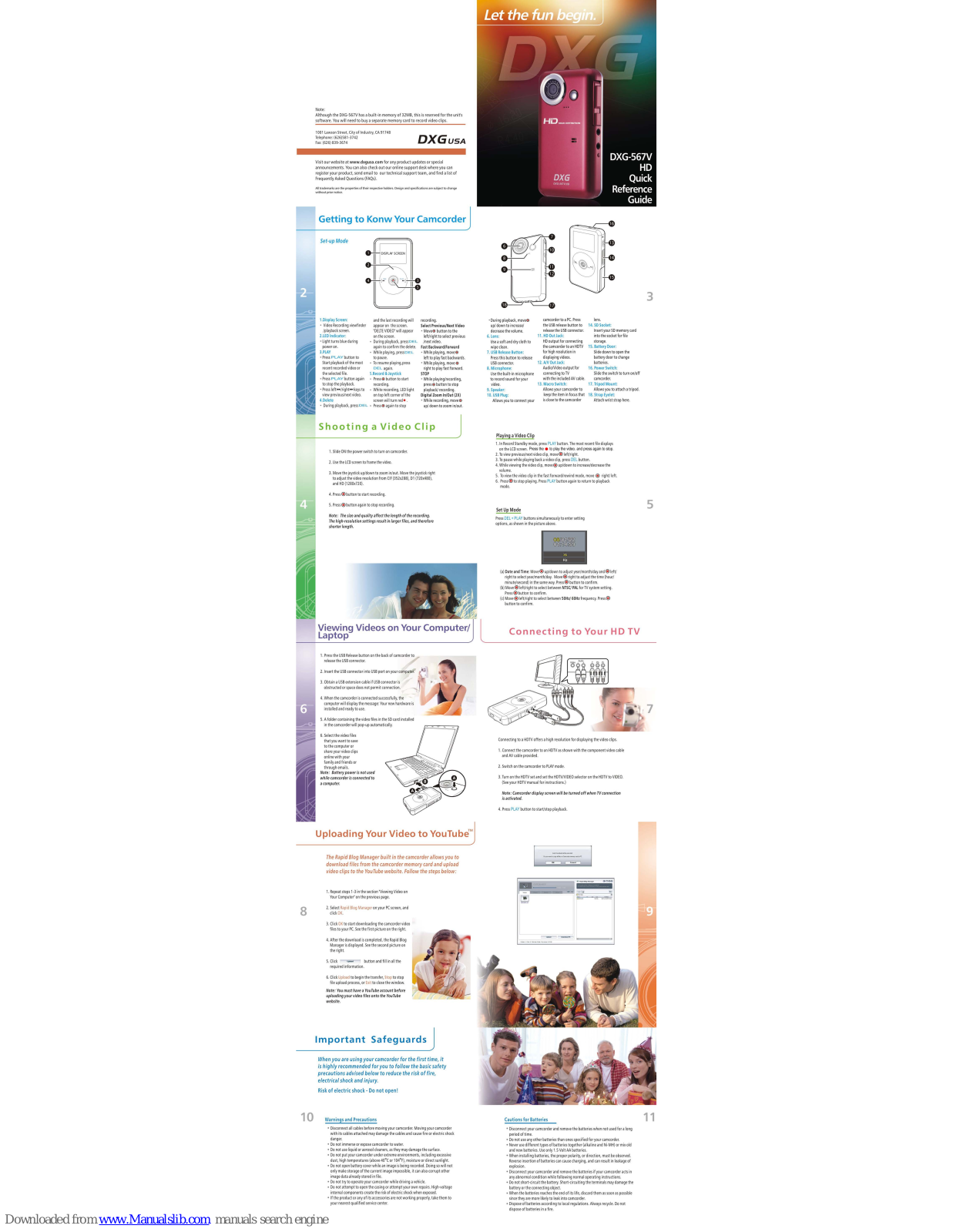 DXG DXG-567V Quick Reference Manual - ManualMachine.com