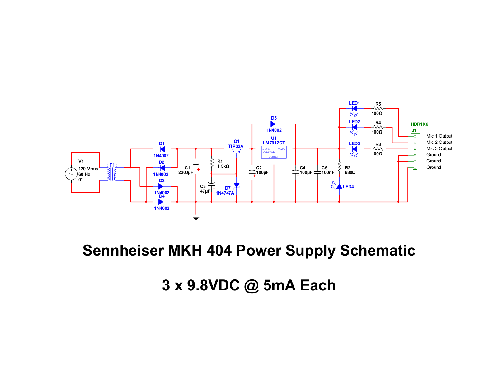 Sennheiser MKH404 Schematic - ManualMachine.com