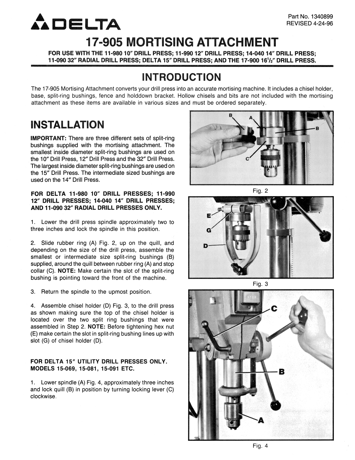 Delta 17-905 User Manual