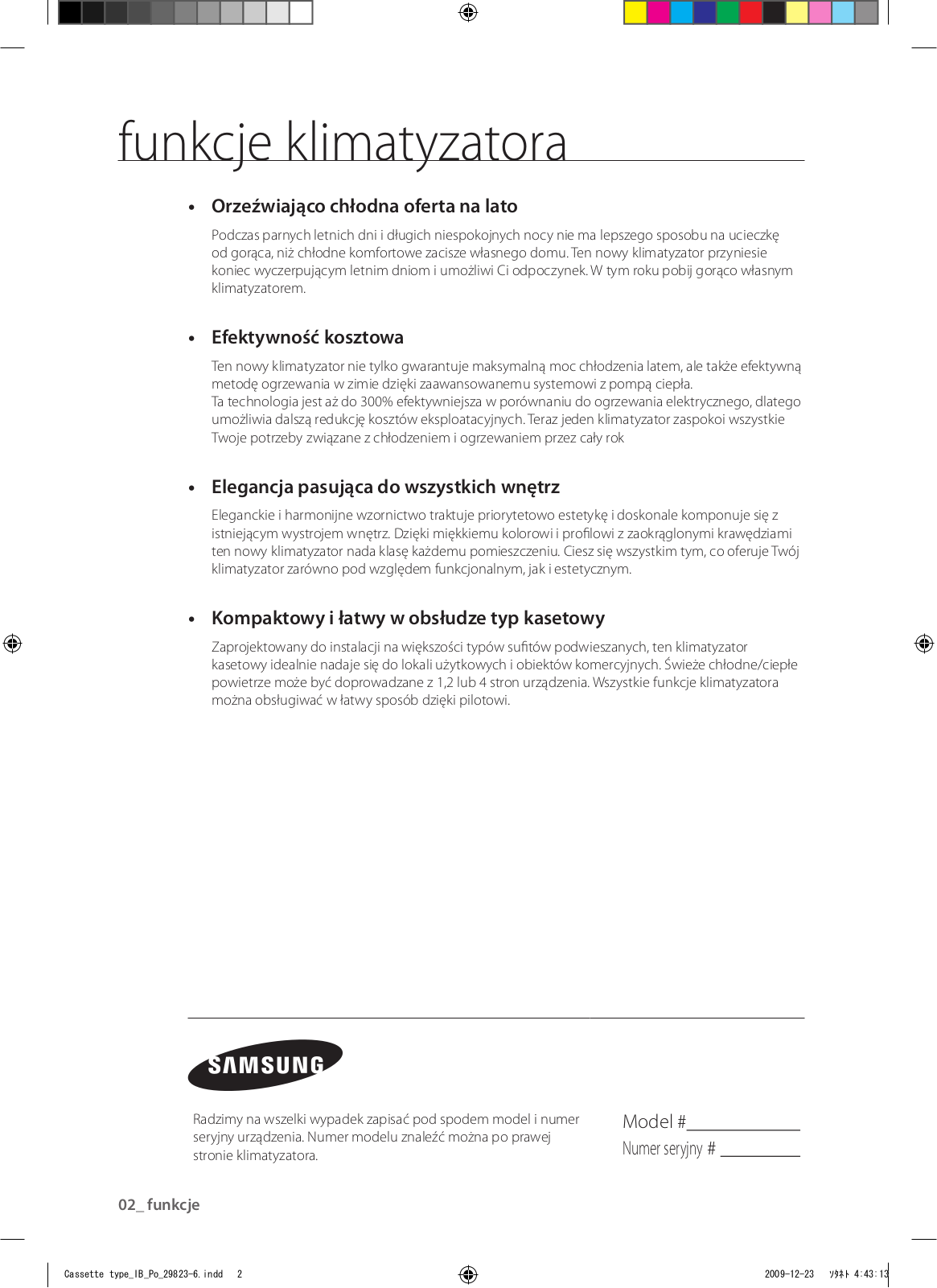 Samsung AV-XCMH060EE, AV-XCSH022EE, AV-XCMH036EE, AV-XC2H056EE, AV-XCMH028EE User Manual