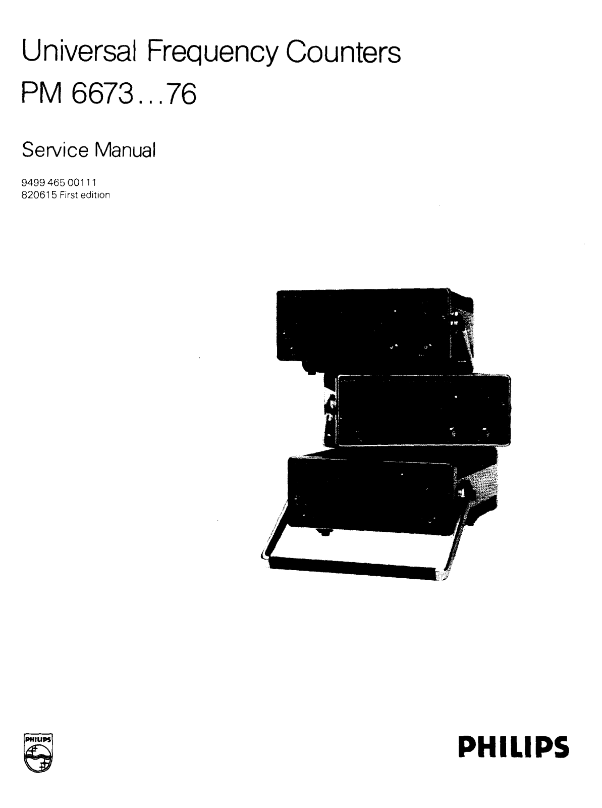 Philips PM 6673, PM 6676, PM 6675, PM 6674 Service Manual