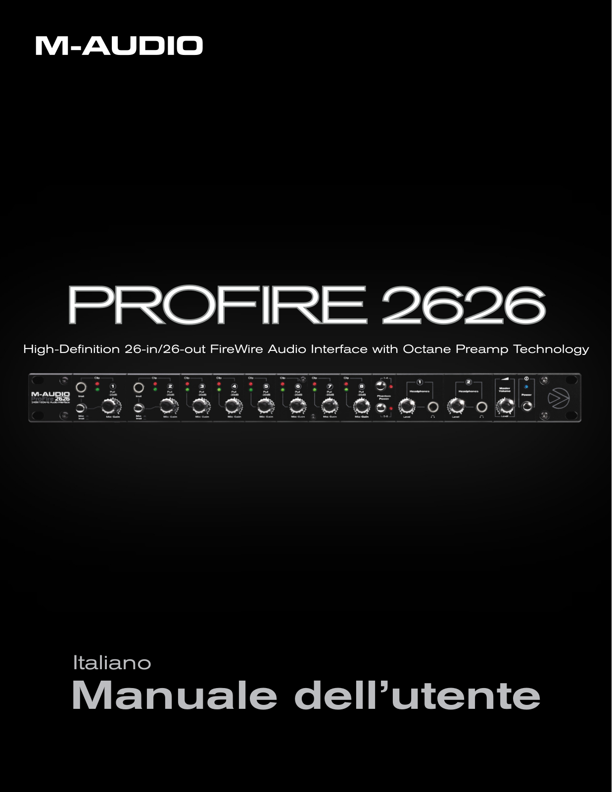 M-audio PROFIRE 2626 User Manual