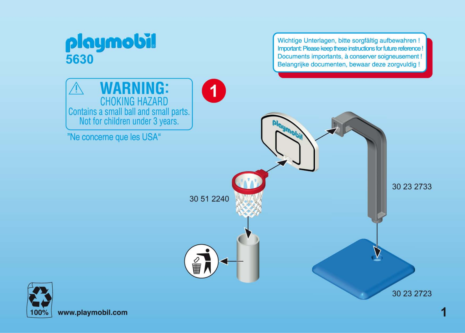 Playmobil 5630 Instructions