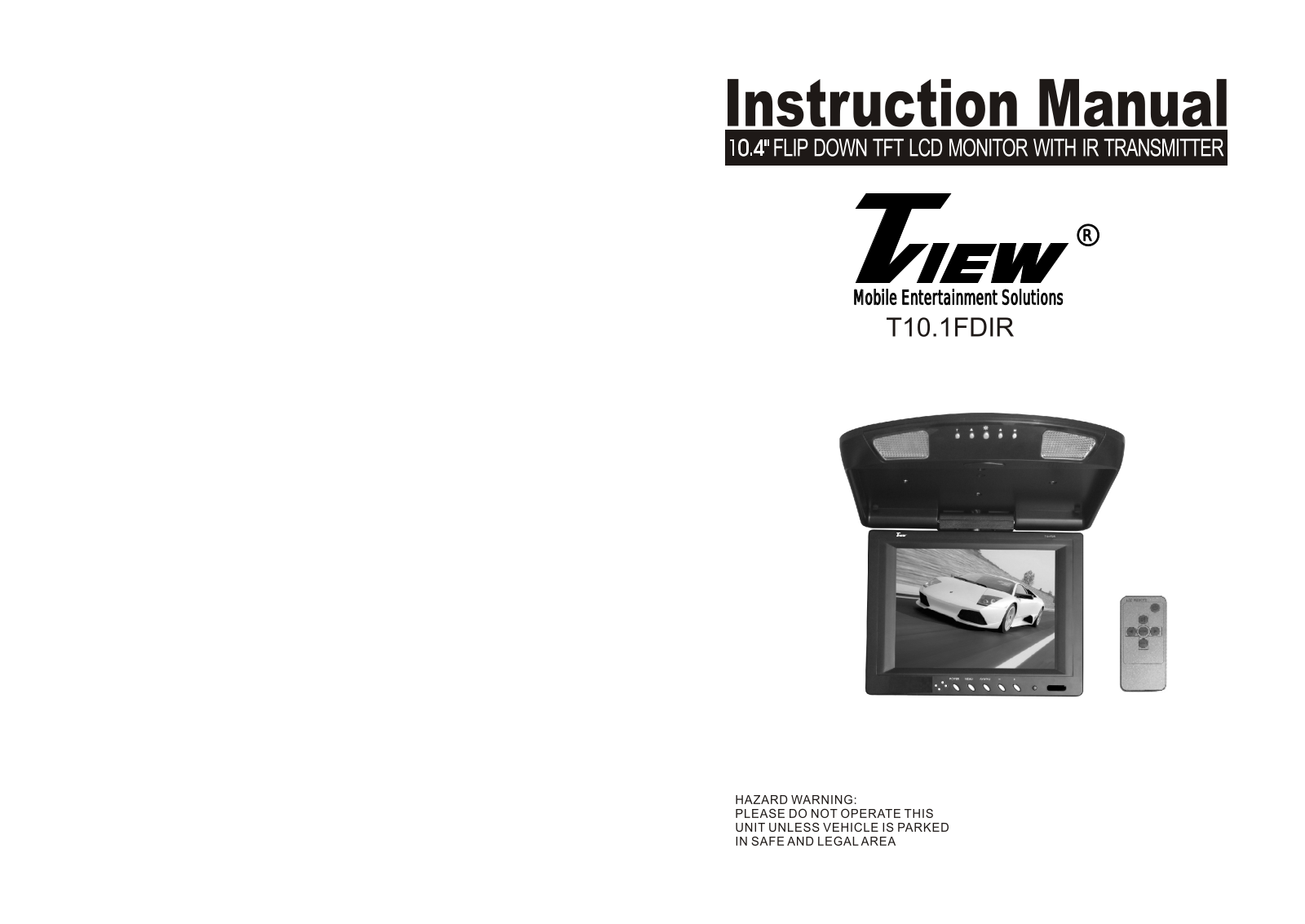 Tview T10.1FDIR User Manual