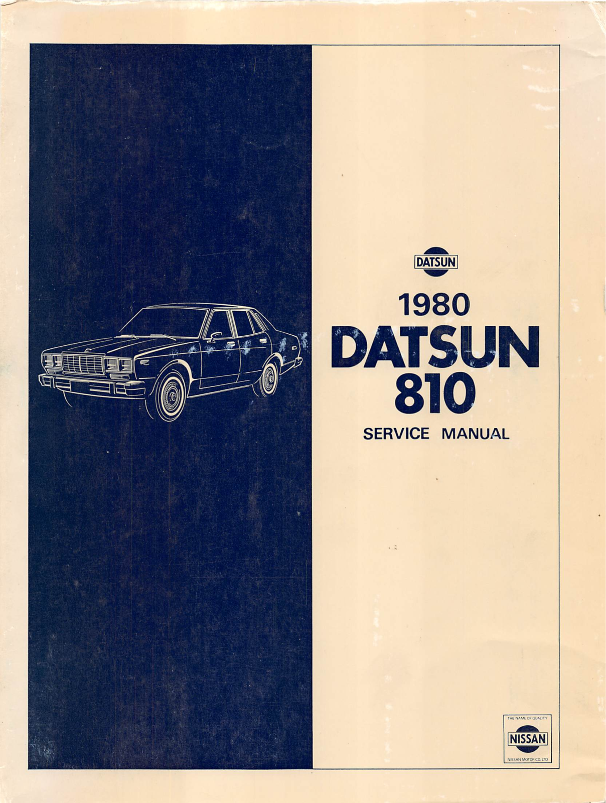 Nissan Maxima 1980 User Manual