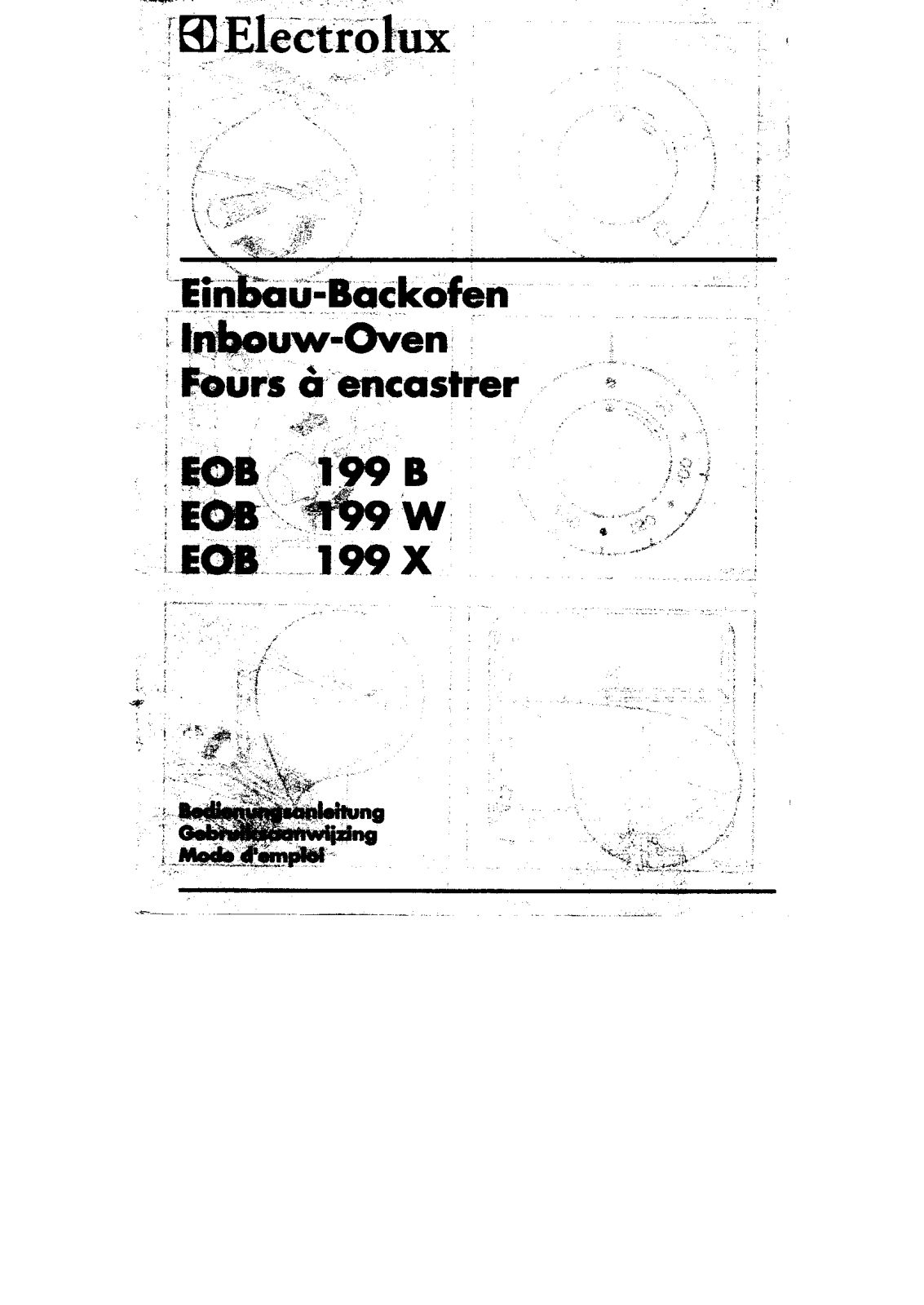 electrolux EOB199X, EOB199W User Manual