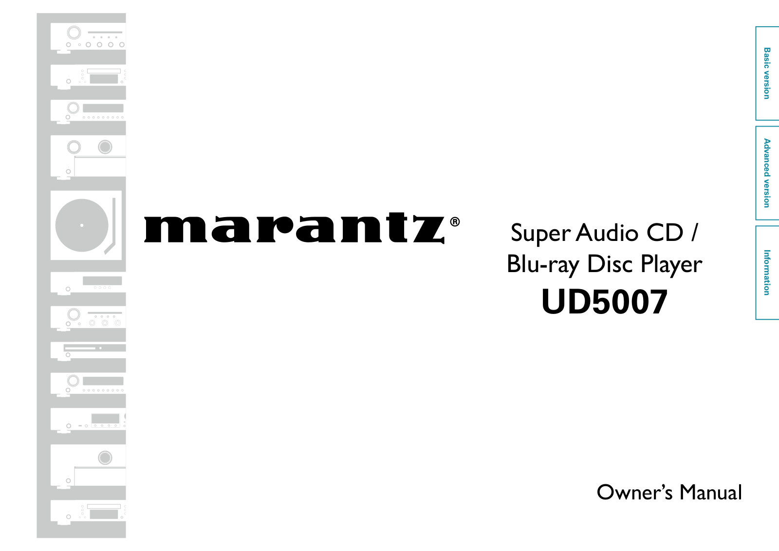 Marantz UD5007 Owners Manual