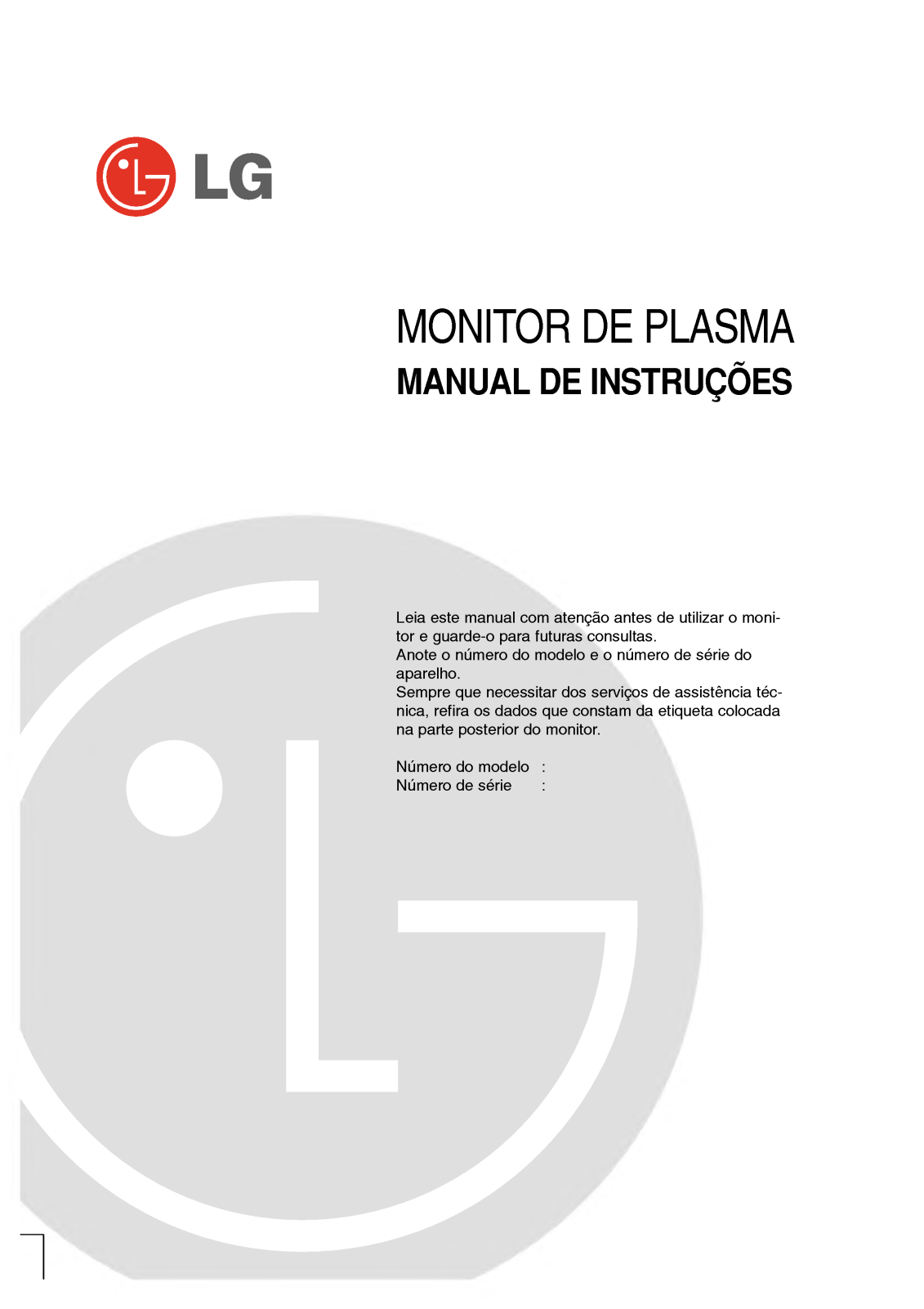 Lg 42PM3MV User Manual