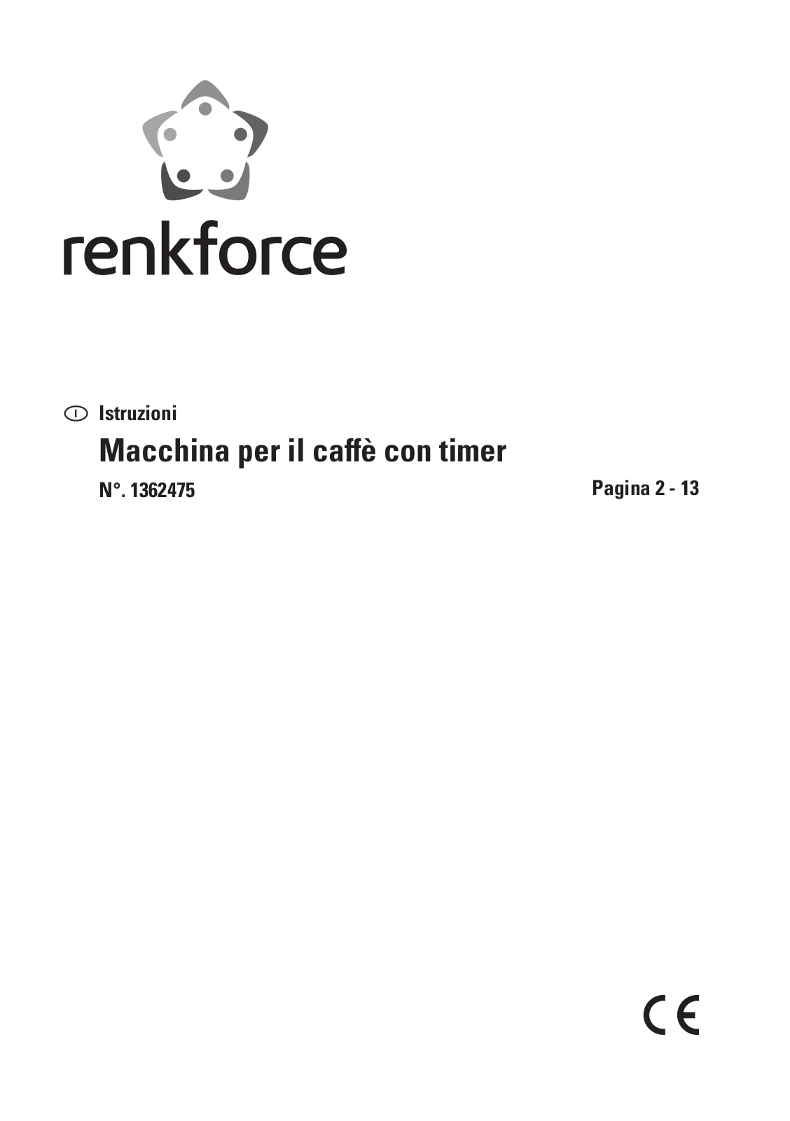 Renkforce 136 24 75 Operating Instructions