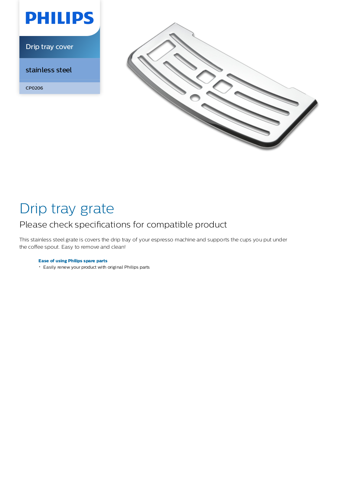 Philips CP0206/01 leaflet - ManualMachine.com