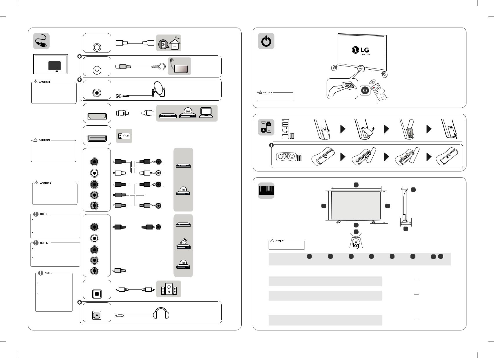 LG 43LK5260PTA, 32LK526BPTA QUICK SETUP GUIDE