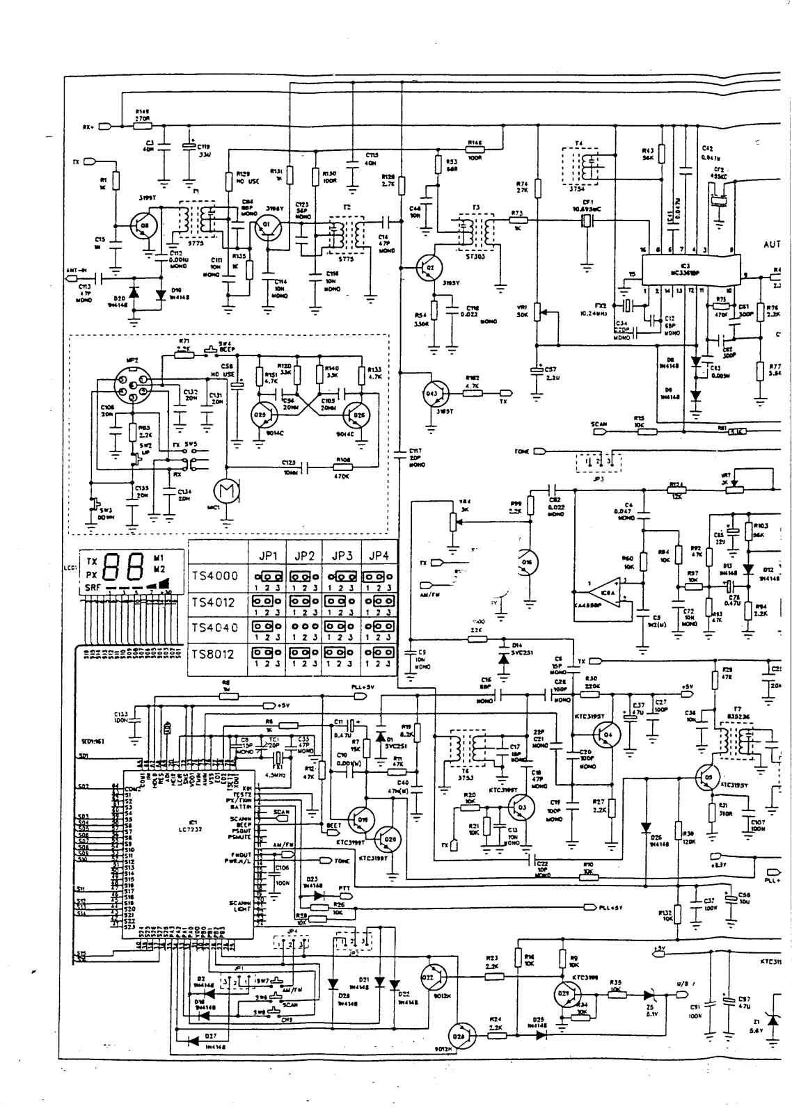 Conrad CV Mobil 8012, TwoWay 8012 Schematic