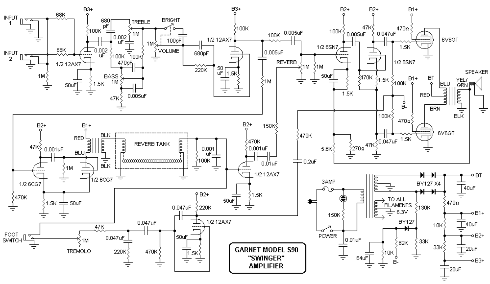 Garnet s90 schematic