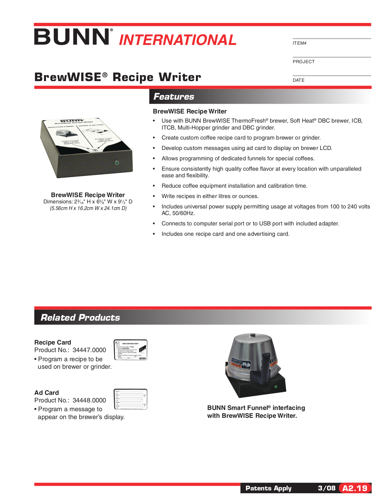 Bunn BrewWISE User Manual