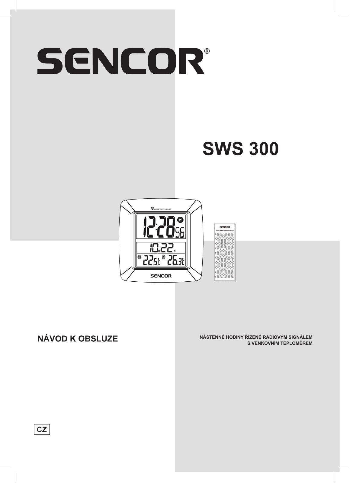 Sencor SWS 300 User Manual