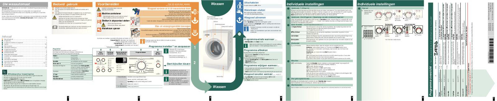 Bosch WAS32391NL User manual