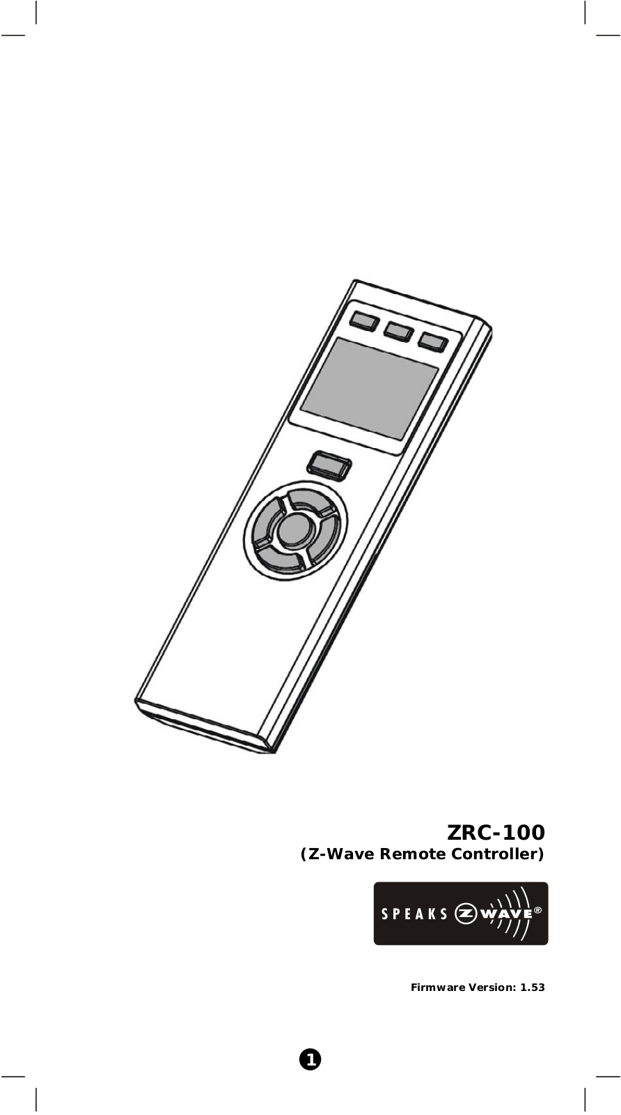 Remotec ZRC-100 User Manual V1.53