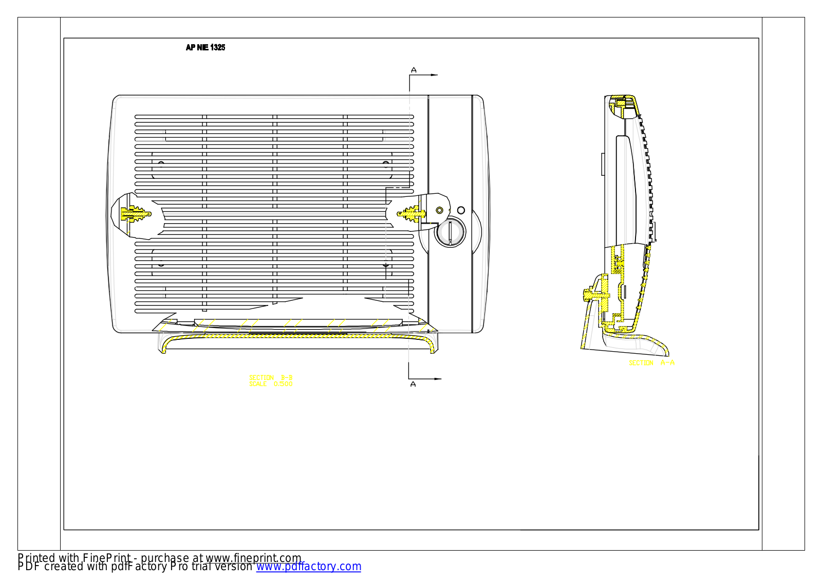 BORK AP NIE 1325 Spare Parts List