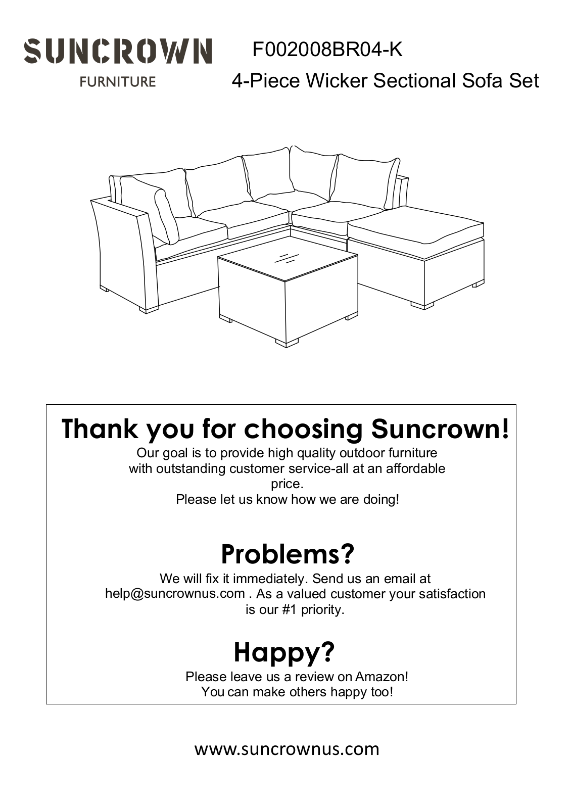 SUNCROWN SNCW1010 Installation & Assembly - ManualMachine.com