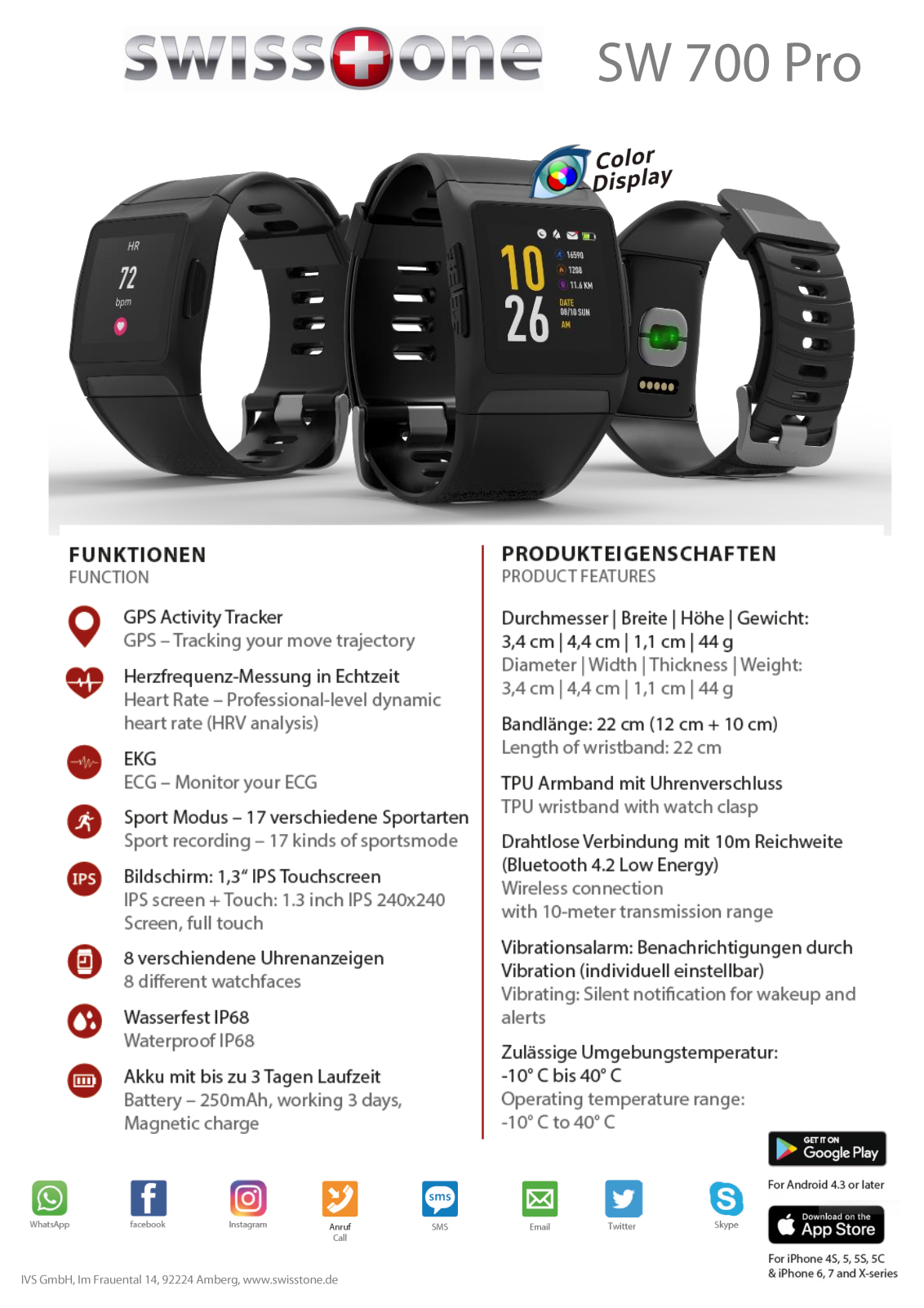 Swisstone SW 700 Pro User Manual