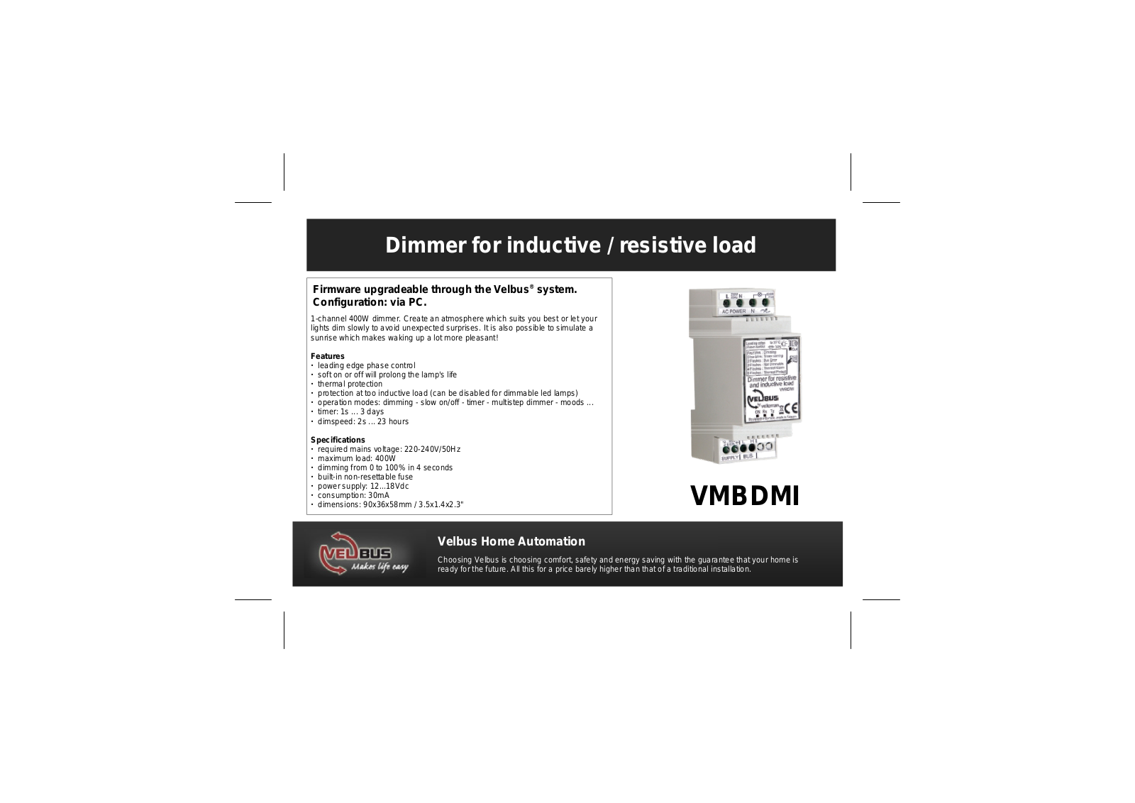 Velleman VMBDMI User Manual