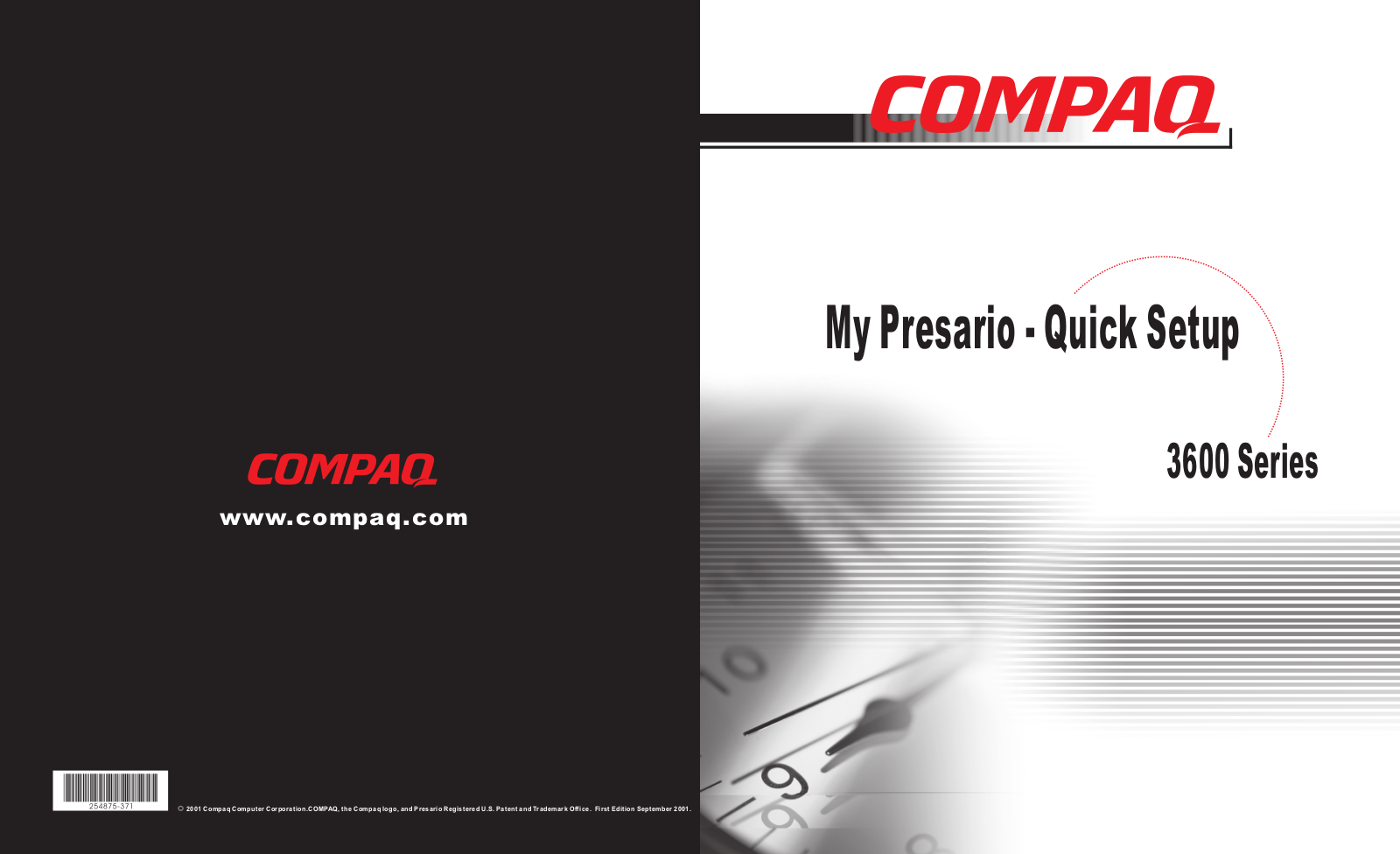 Compaq 3600 User Manual