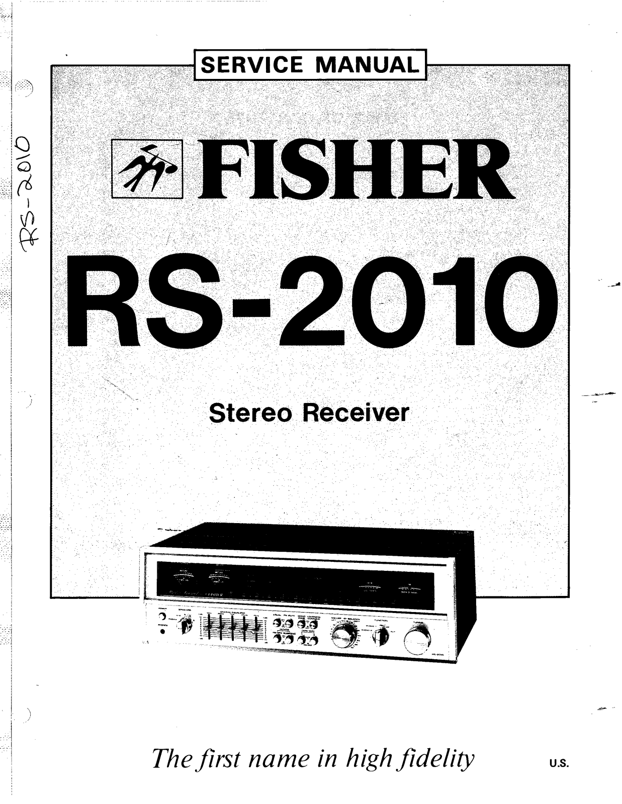 Fisher RS-2010 Service Manual