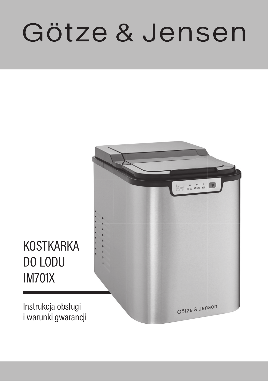GOTZE & JENSEN IM701X User guide - ManualMachine.com