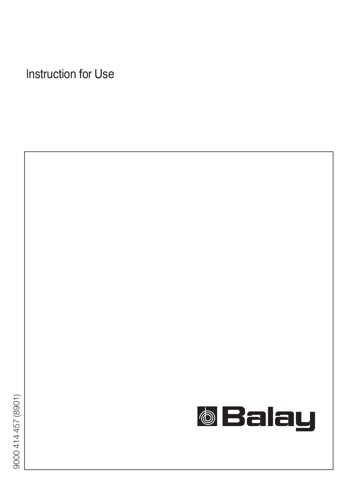 Balay 3FCB1619, 3FCB1600MY, 3FCL1658 User Manual