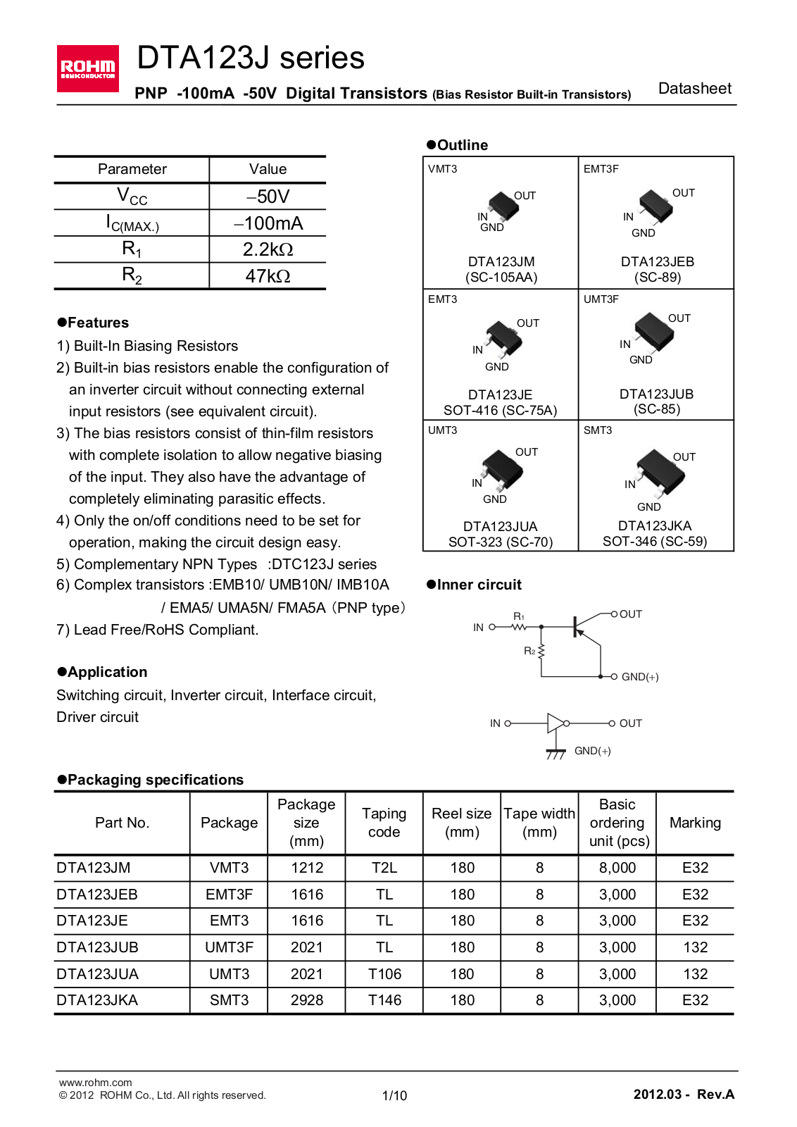 Datasheet dta123j Datasheet - ManualMachine.com