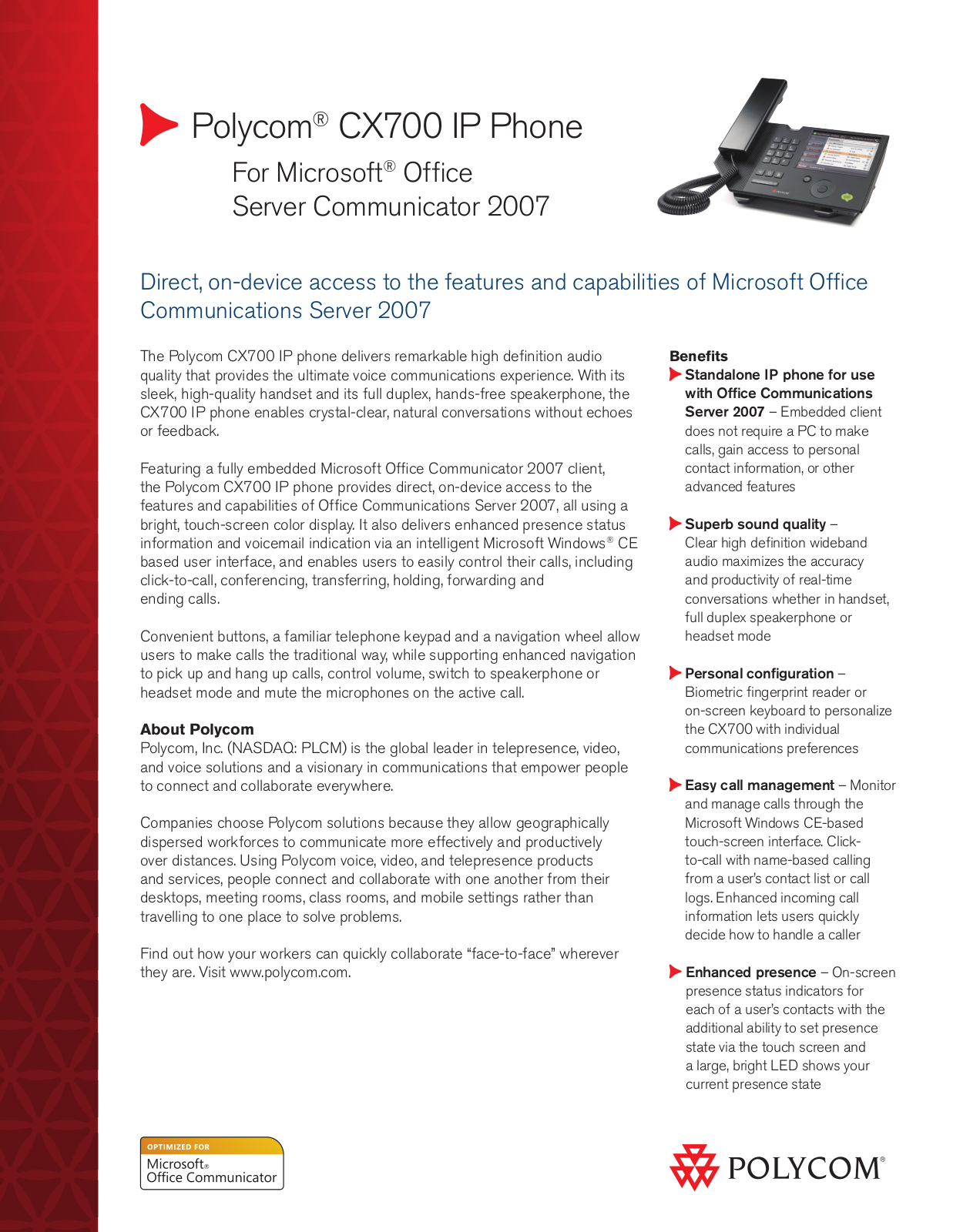 Polycom 3726-17861-001 User Manual