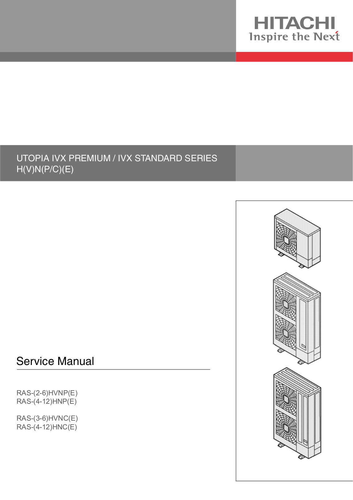 Hitachi RAS-3-HVNC Service Manual