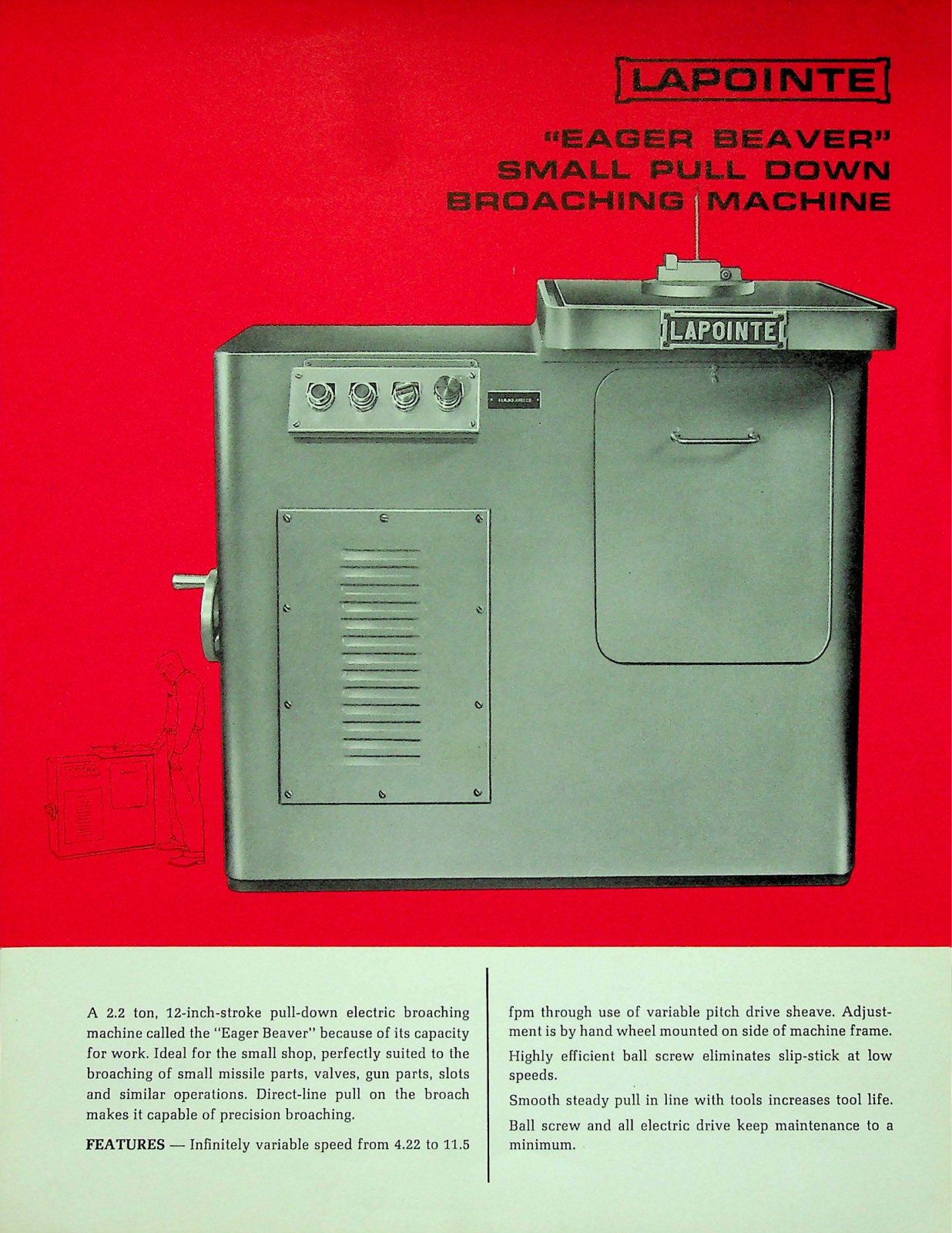 LaPointe Machine Tool Eager Beaver