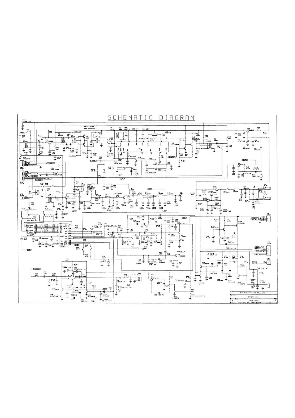 team Maxi 3000 Schematic