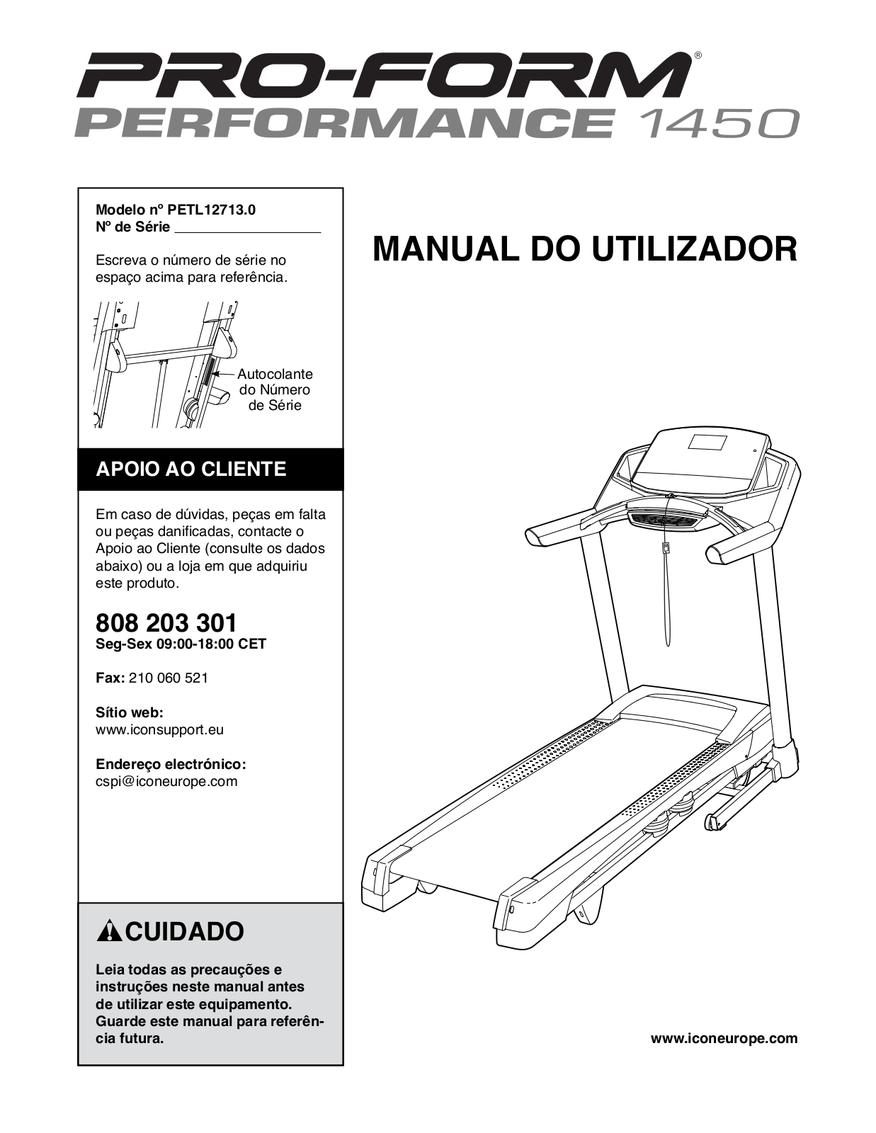 ProForm PETL127130 User Manual