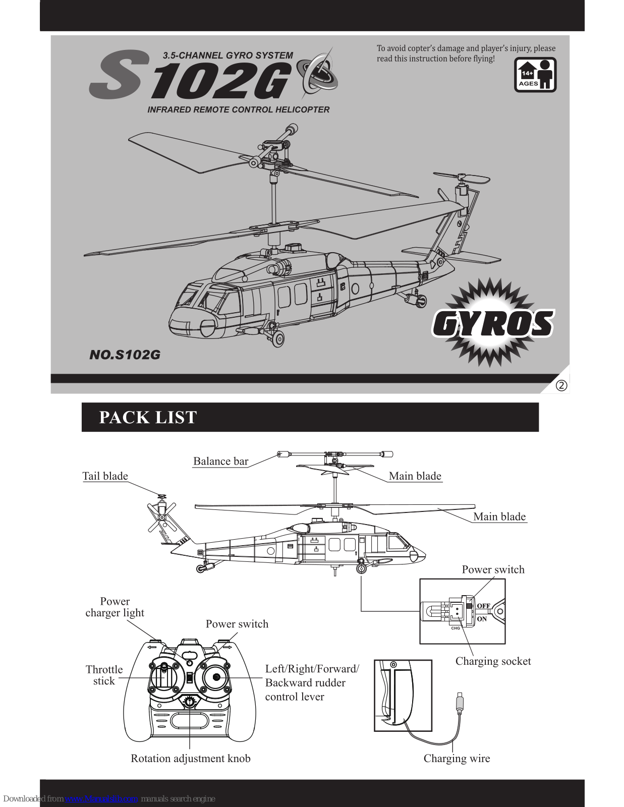 Gyros 102G User Manual