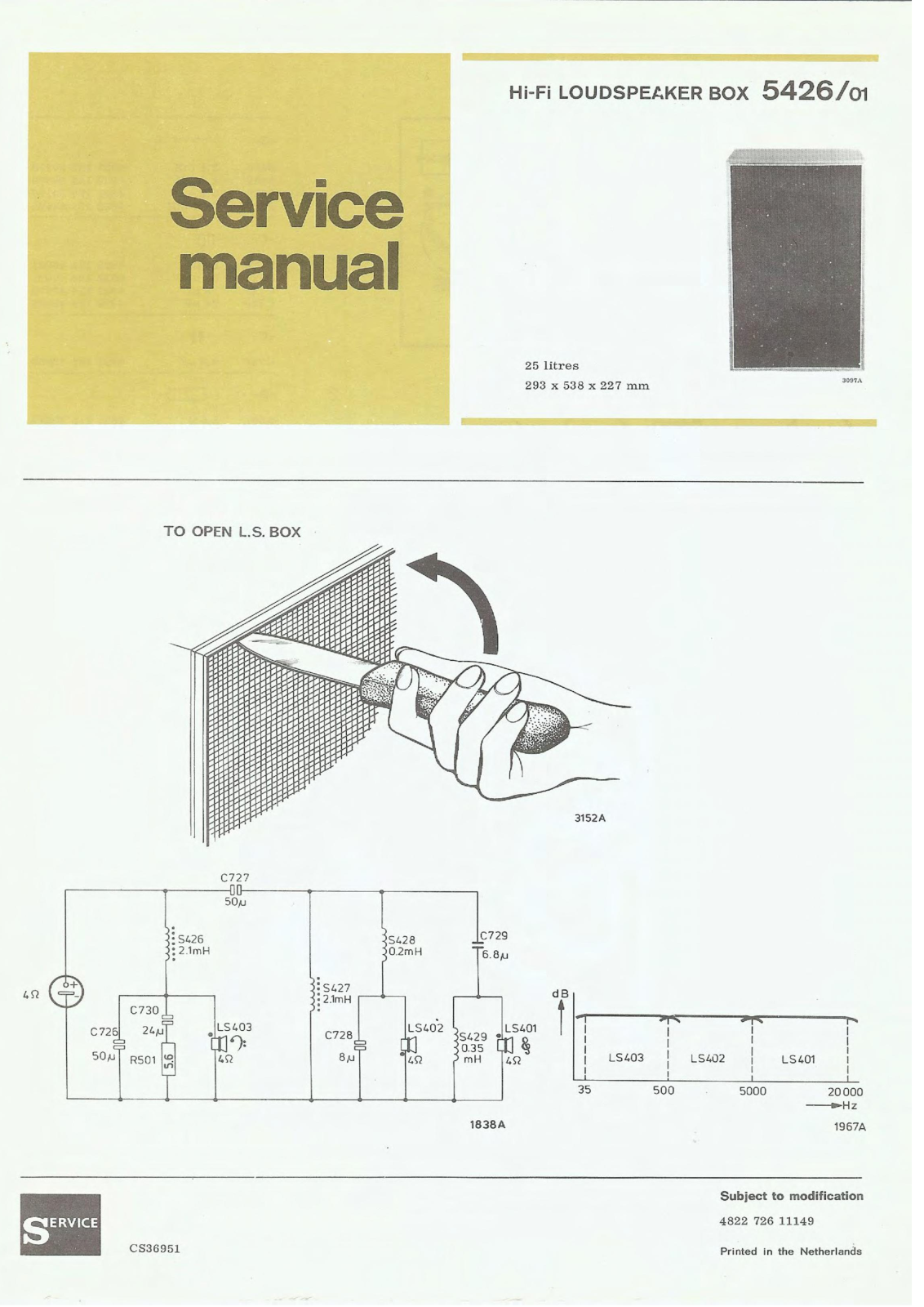 Philips 22-RH-426 Service Manual