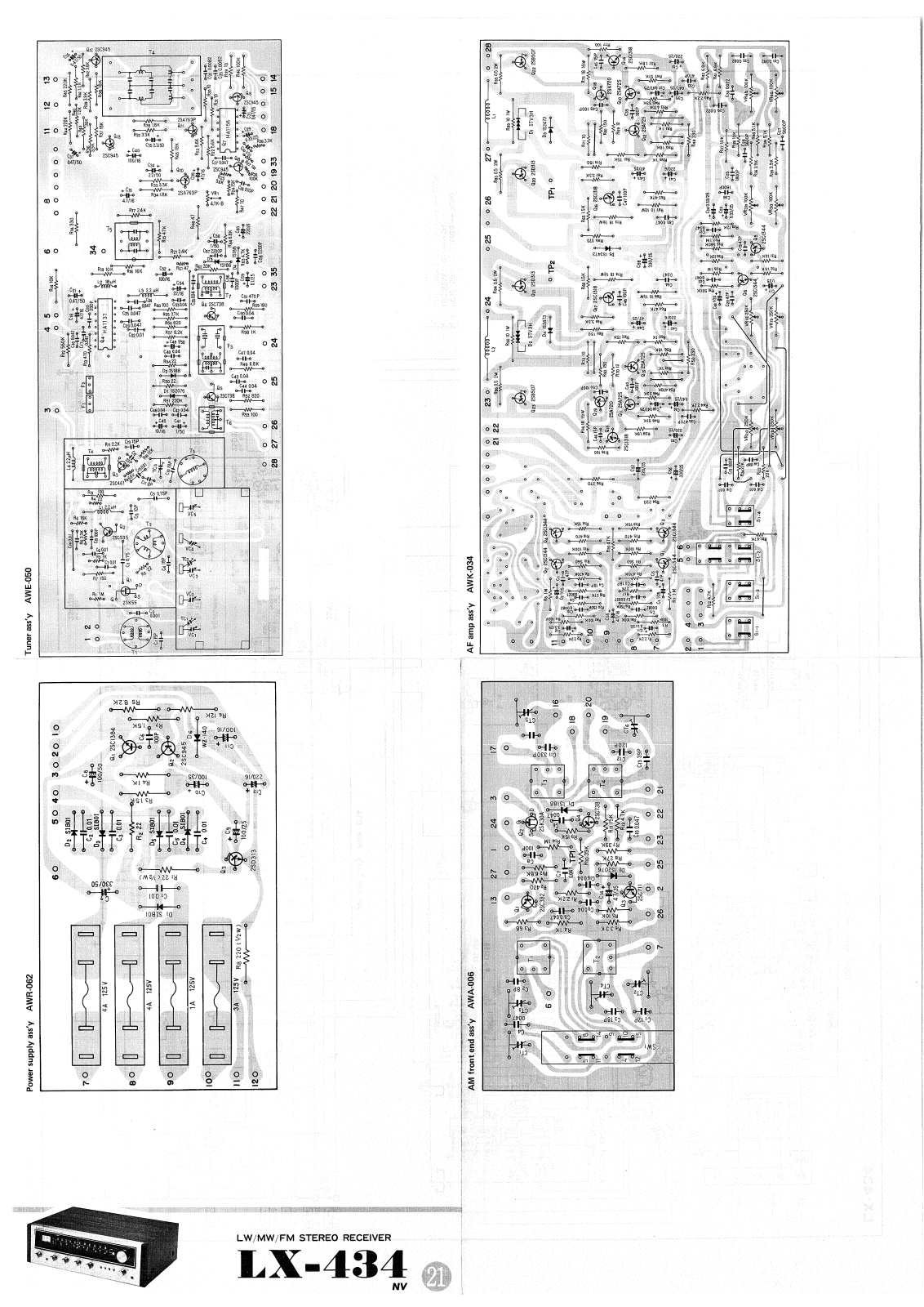 Pioneer LX-434 Service Manual