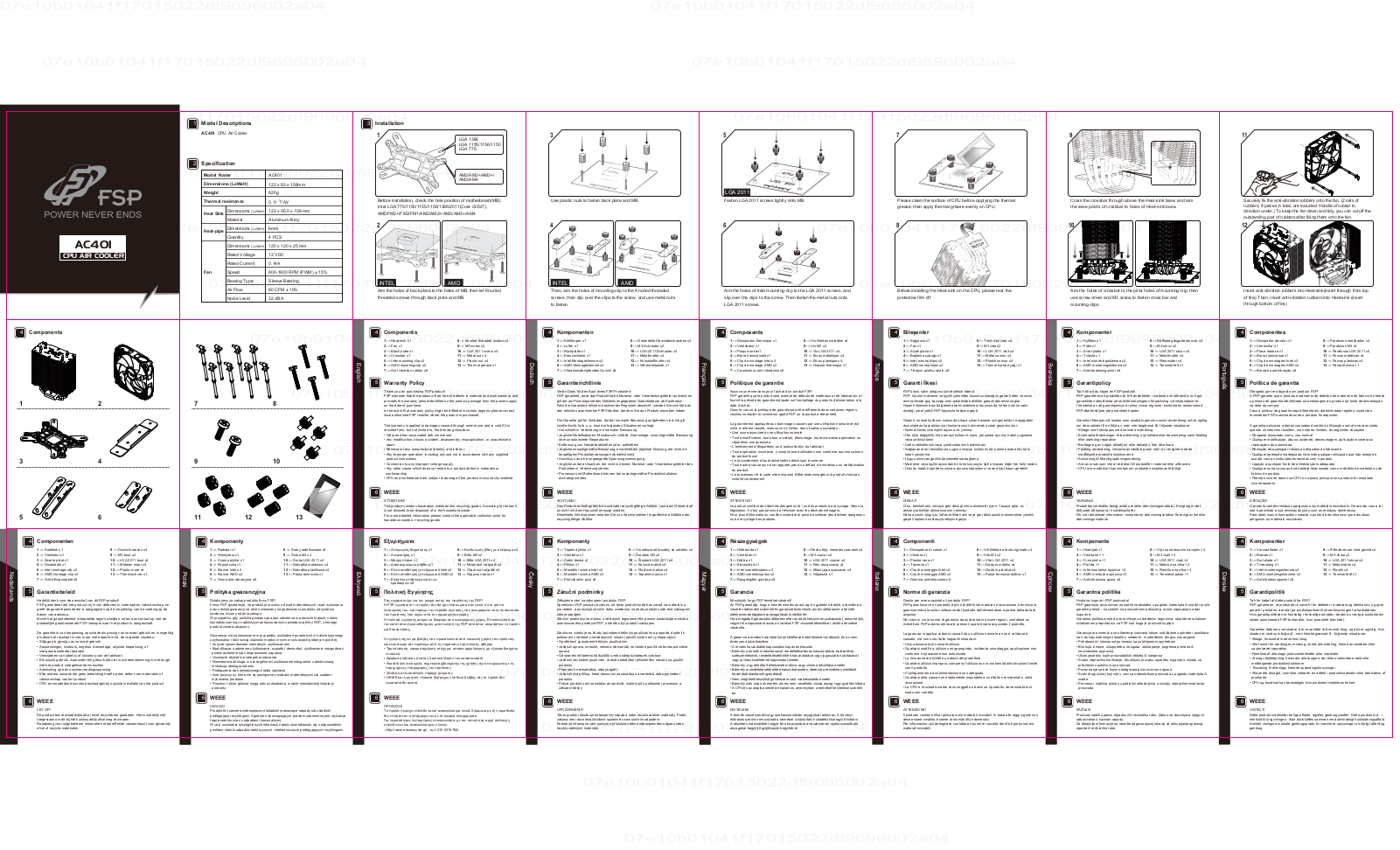 FSP AC401 Service Manual