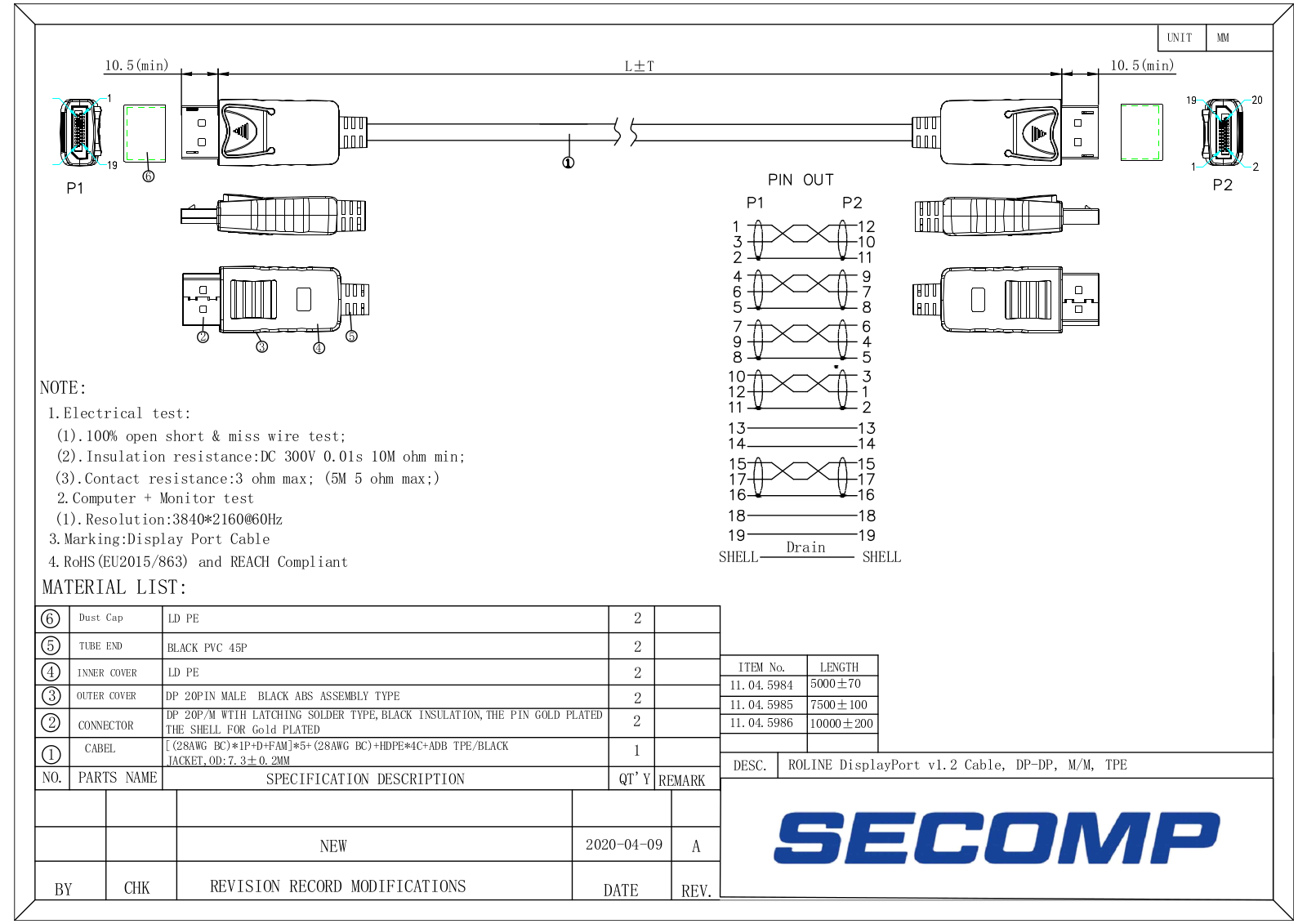 ROLINE 11045986, 11045984 Datasheet - ManualMachine.com