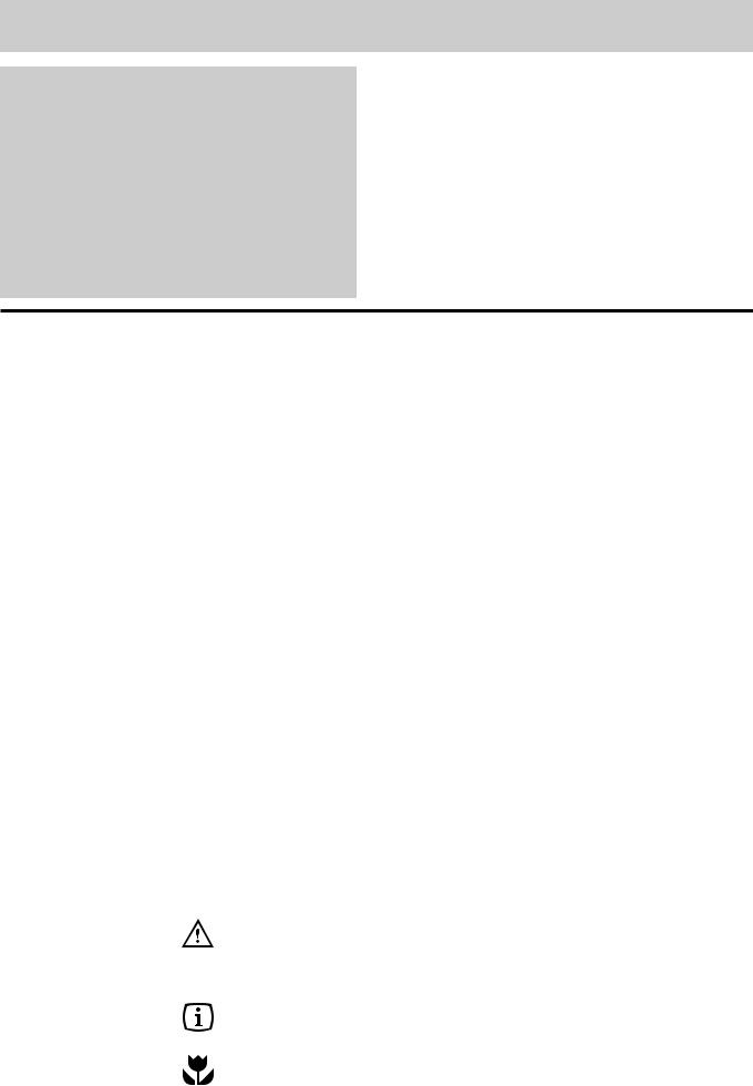 Zanussi ID6345S, ID6345A User Manual