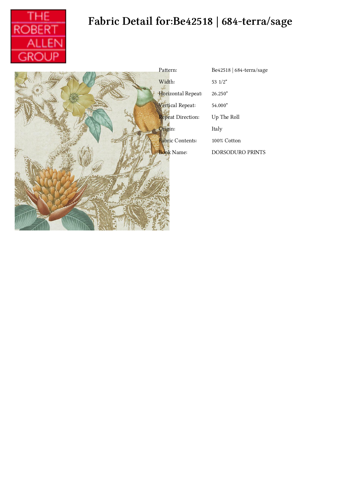 Duralee CRAL7248 Specifications - ManualMachine.com