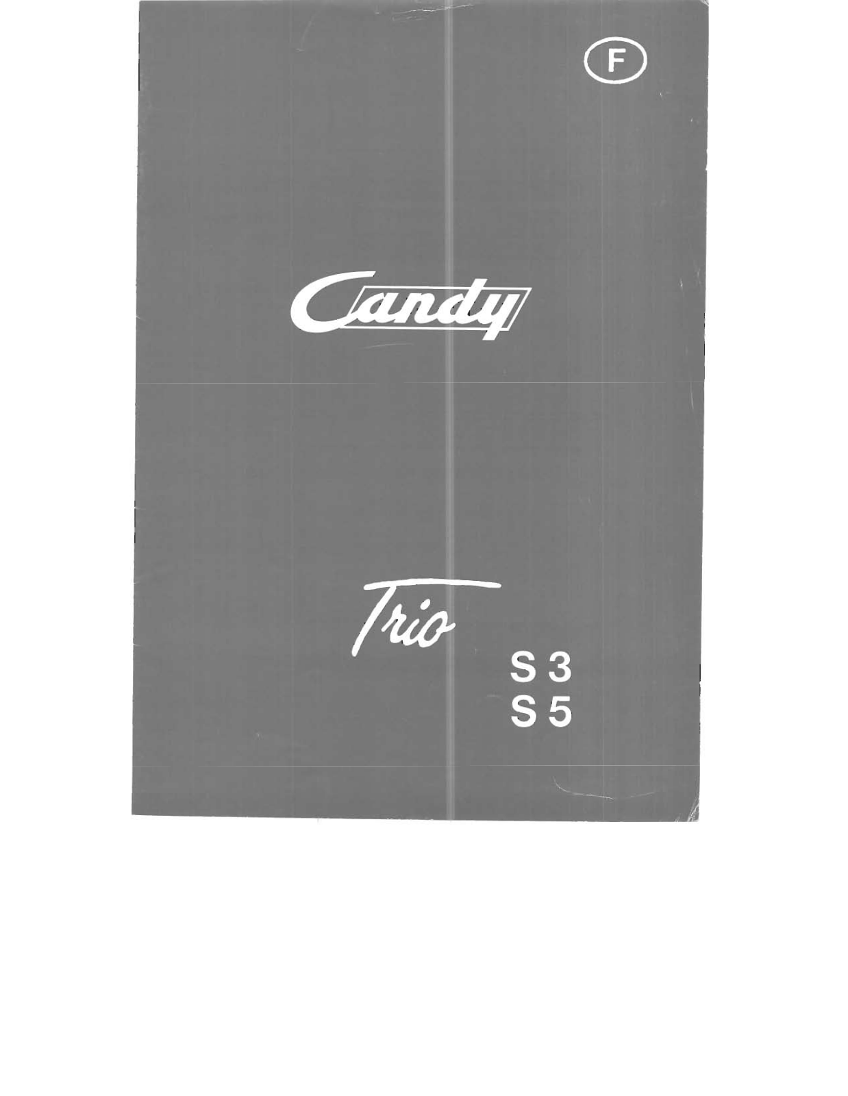 CANDY TRIOS5, TRIOS3 User Manual