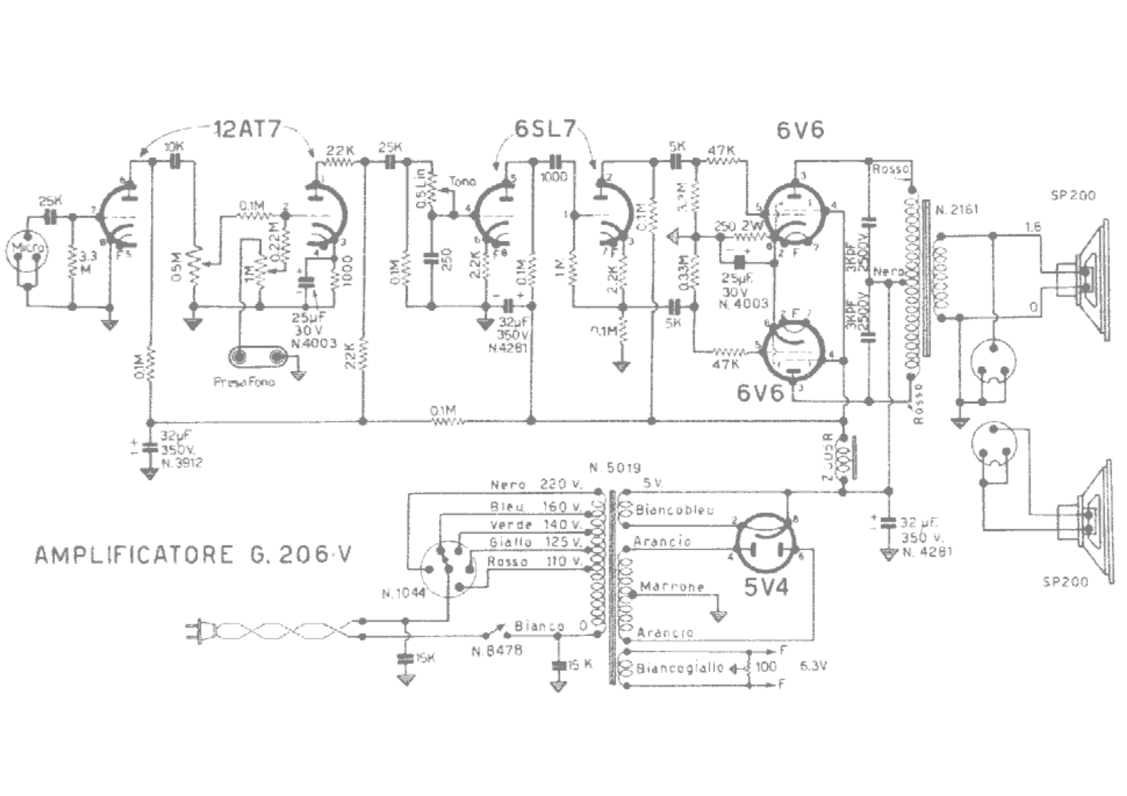 Geloso g206 schematic