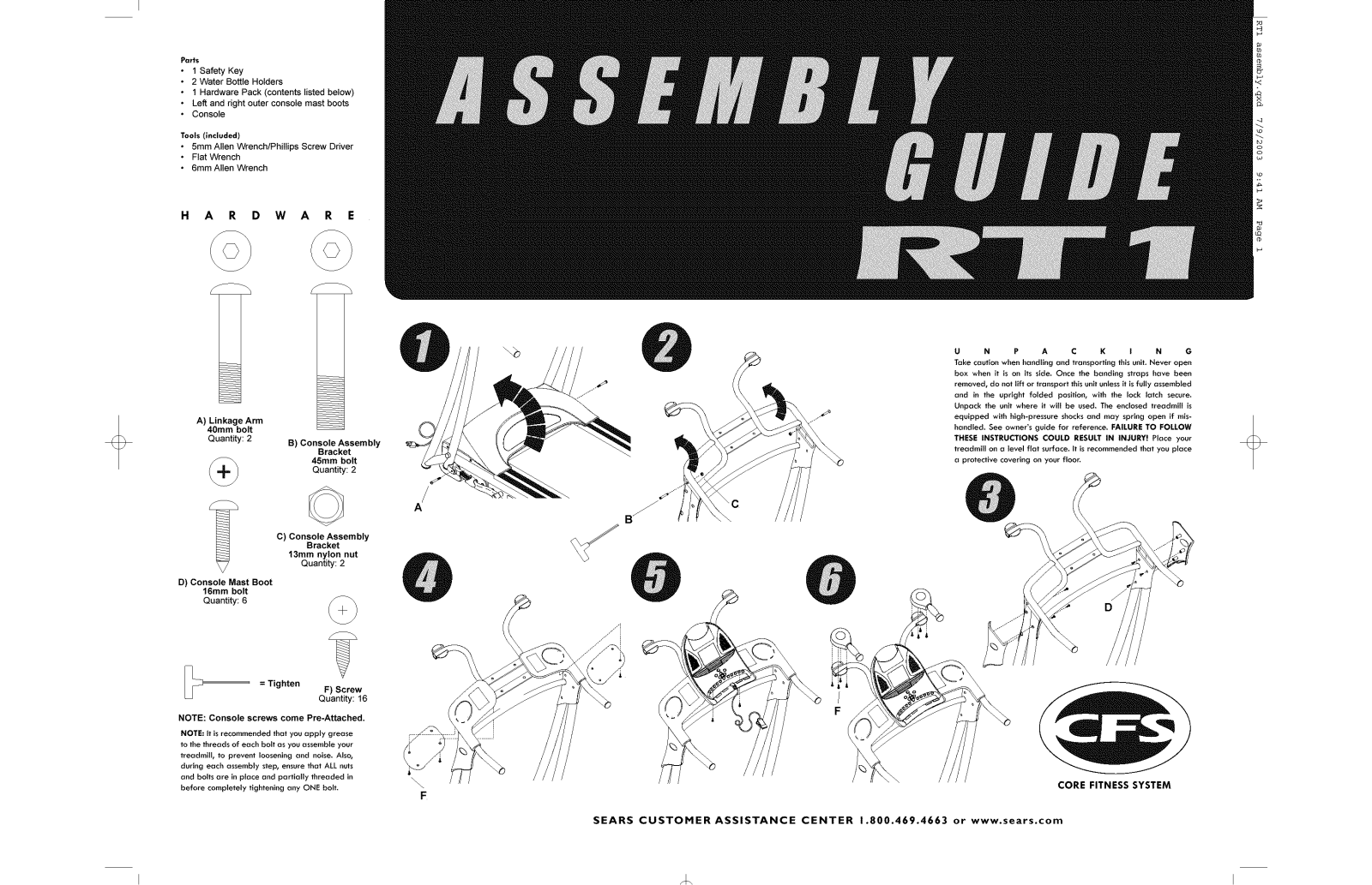 Horizon RT1 Installation Guide - ManualMachine.com