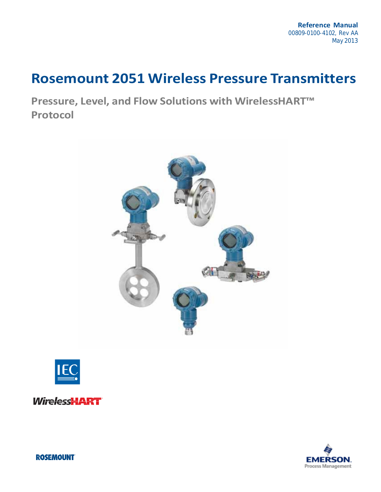 Rosemount RMCT58 User Manual